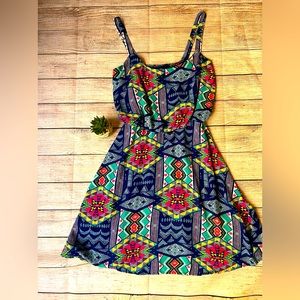 RUE21 Multicolored Pattern dress Size Small